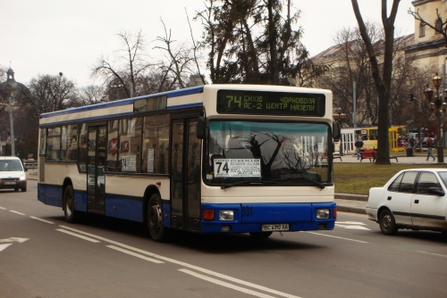 MAN NL 202/NG 272 A10 лобове скло автобуса