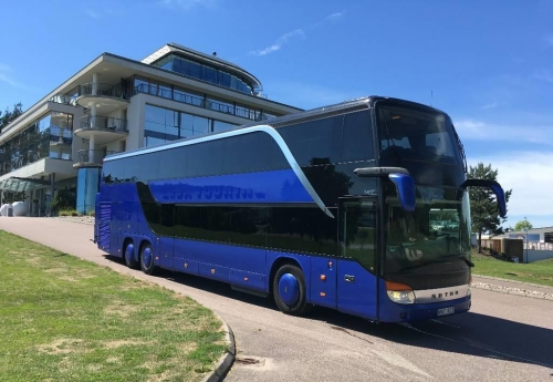 Setra 43 DT лобове скло автобуса нижнє