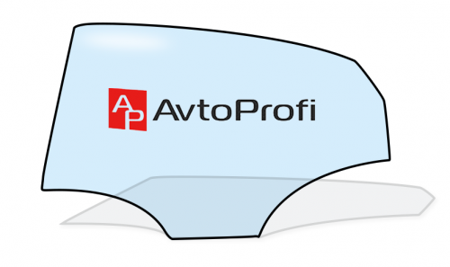Стекло задней двери левое Audi A4, Ауди А4 (Комби) (2001-2008)